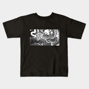 Abstract Doodle Kids T-Shirt